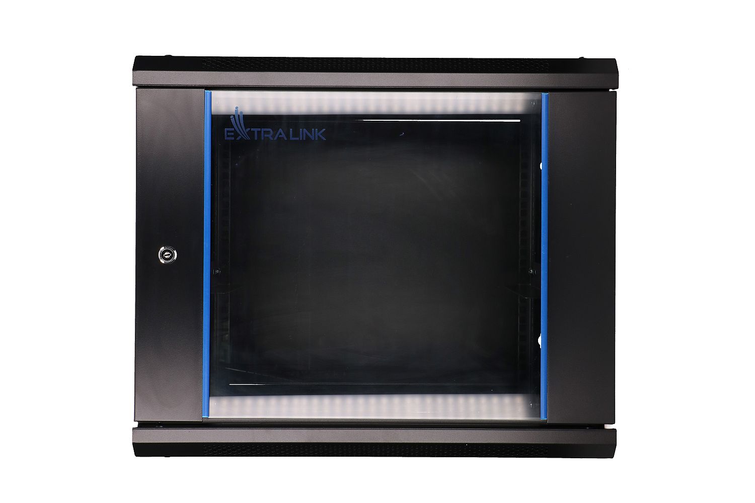 Extralink 9U 600x450 Czarna | Szafa rack | montowana na ścianie - obrazek 2