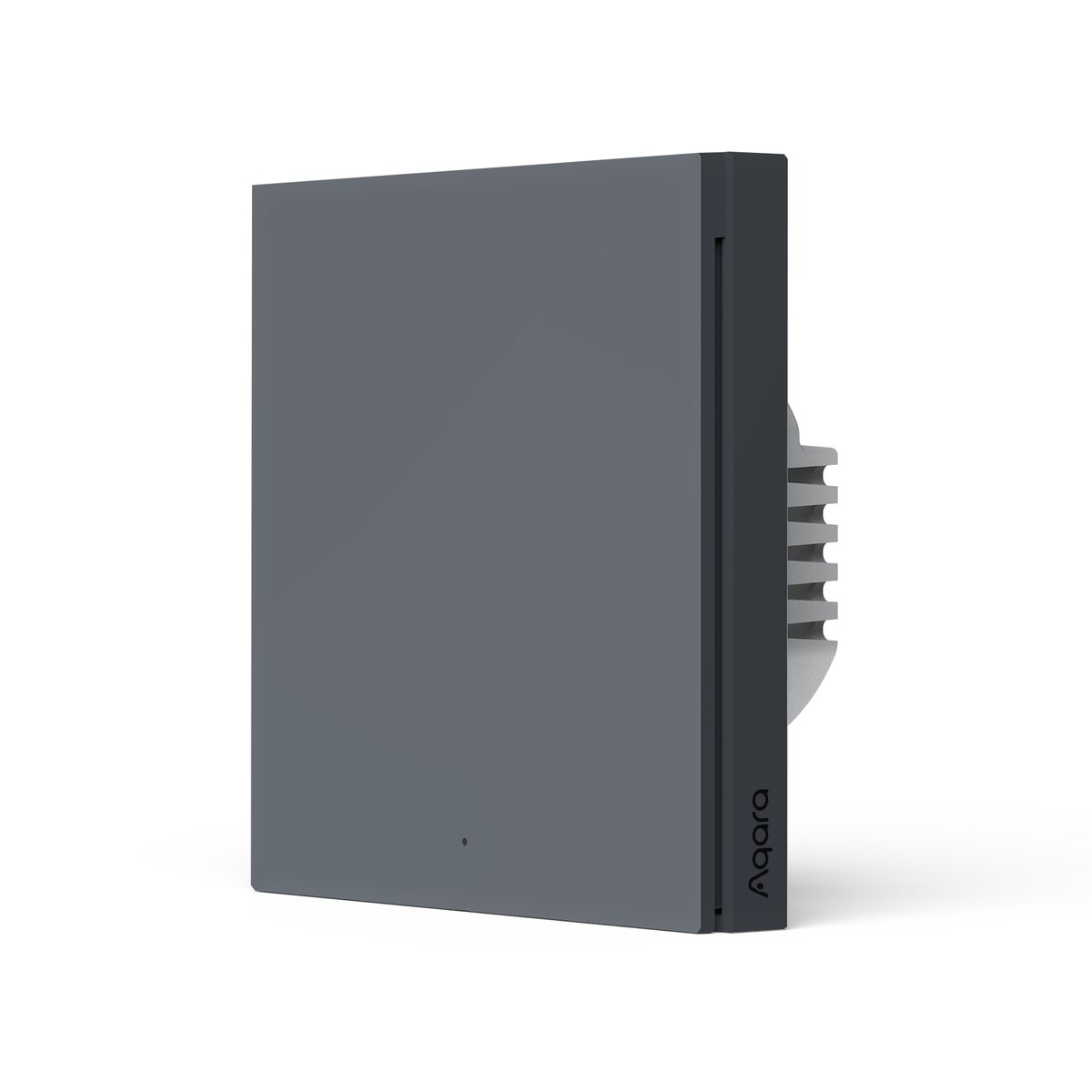 Aqara Smart Wall Switch H1 Szary | Przełącznik | Pojedynczy, bez przewodu neutralnego, Zigbee 3.0, EU, WS-EUK01-G - obrazek 2